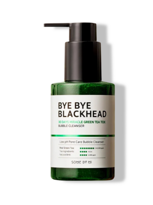 Some by Mi Bye Bye Blackhead Miracle Thé vert Tox Bubble Cleanser Pore Tightening