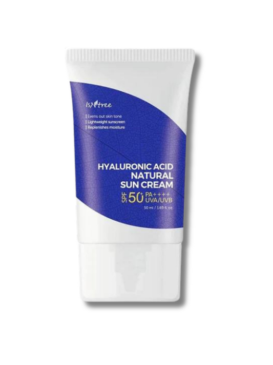 ISNTREE HYALURONIC ACID NATURAL SUN CREAM SPF50+ PA++++ - Ivelan Cosmetics